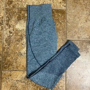 Acta Grey Blue High Rise Seamless Heather Leggings